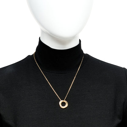 Cartier 18K Pink Gold Pink Sapphire Trinity Pendant Necklace 2 of 7