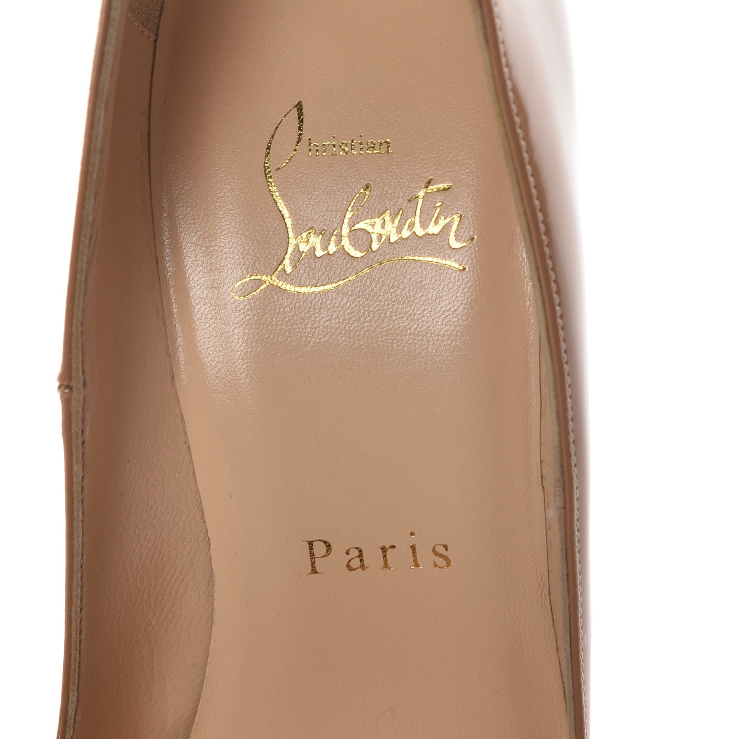Christian Louboutin Patent So Kate 120 Pumps 36.5 Nude 6 of 9
