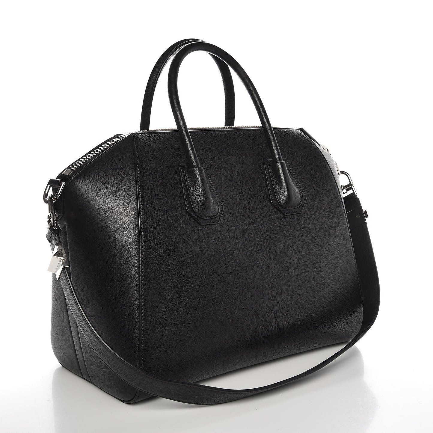 Sugar Goatskin Medium Antigona Black