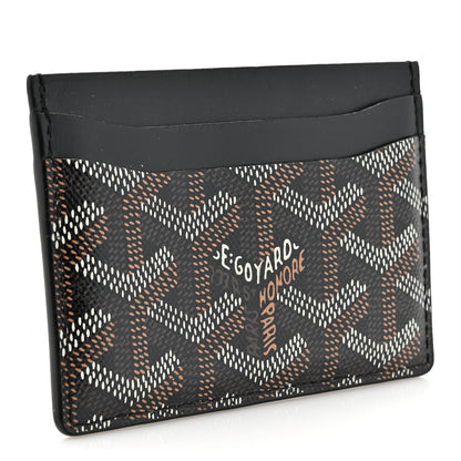 Goyard Goyardine Saint Sulpice Card Holder Black 3 of 8
