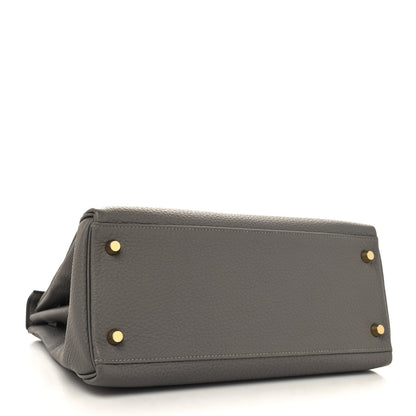 Hermes Togo Kelly Retourne 28 Gris Meyer 4 of 11