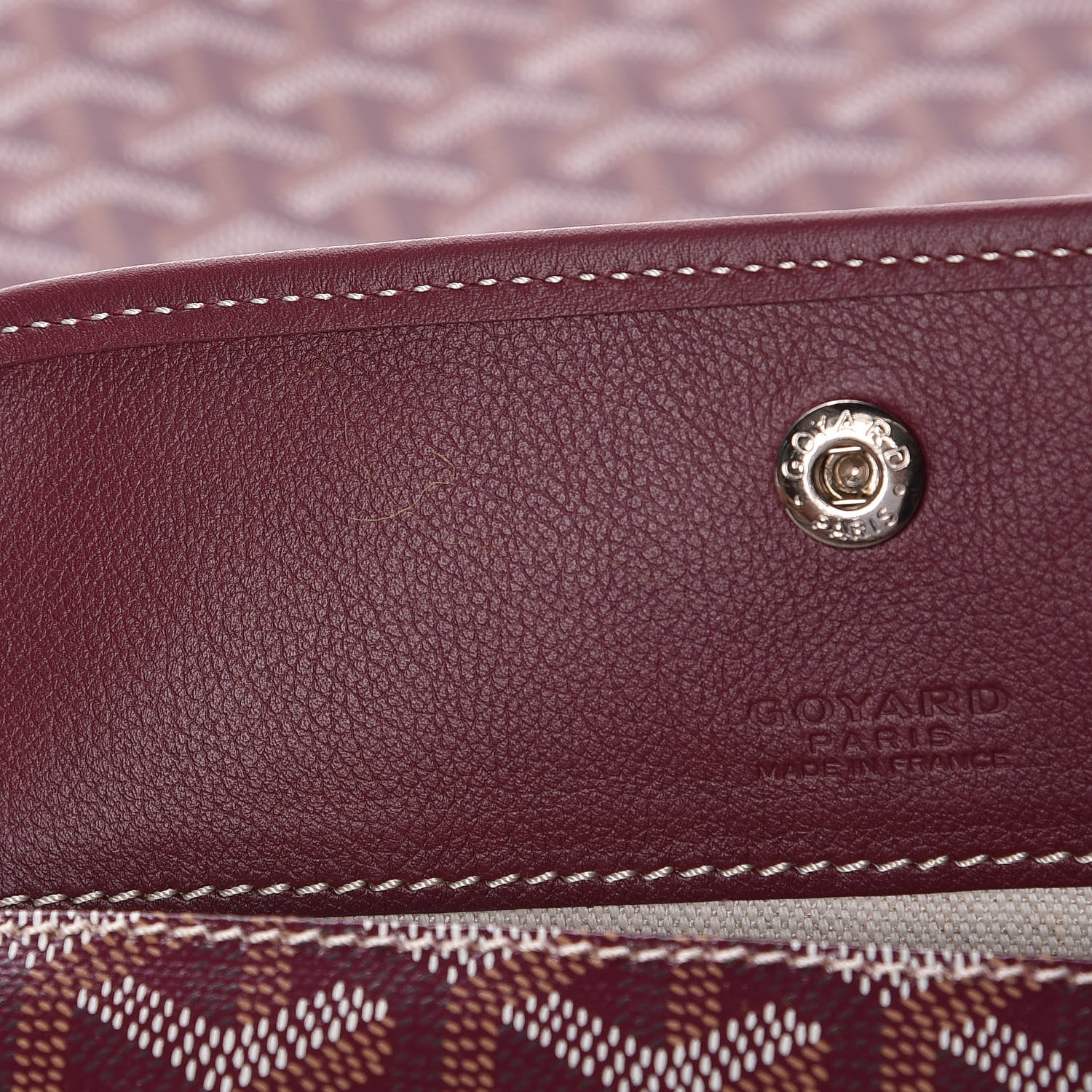 Goyard Goyardine Saint Louis GM Bordeaux 10 of 12