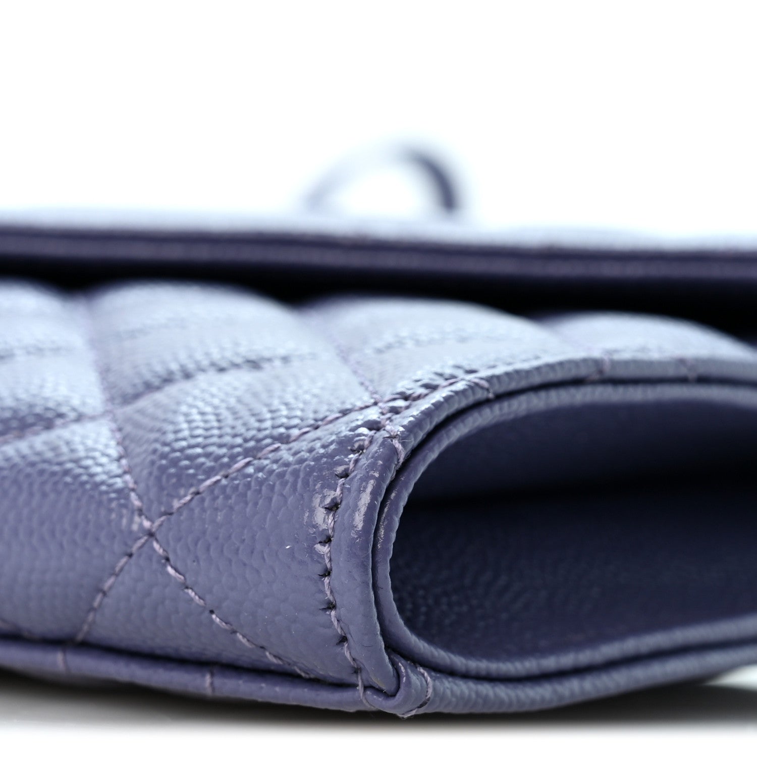 Saint Laurent Grain De Poudre Textured Mixed Matelasse Triquilt Monogram Clutch Dark Wisteria 10 of 11