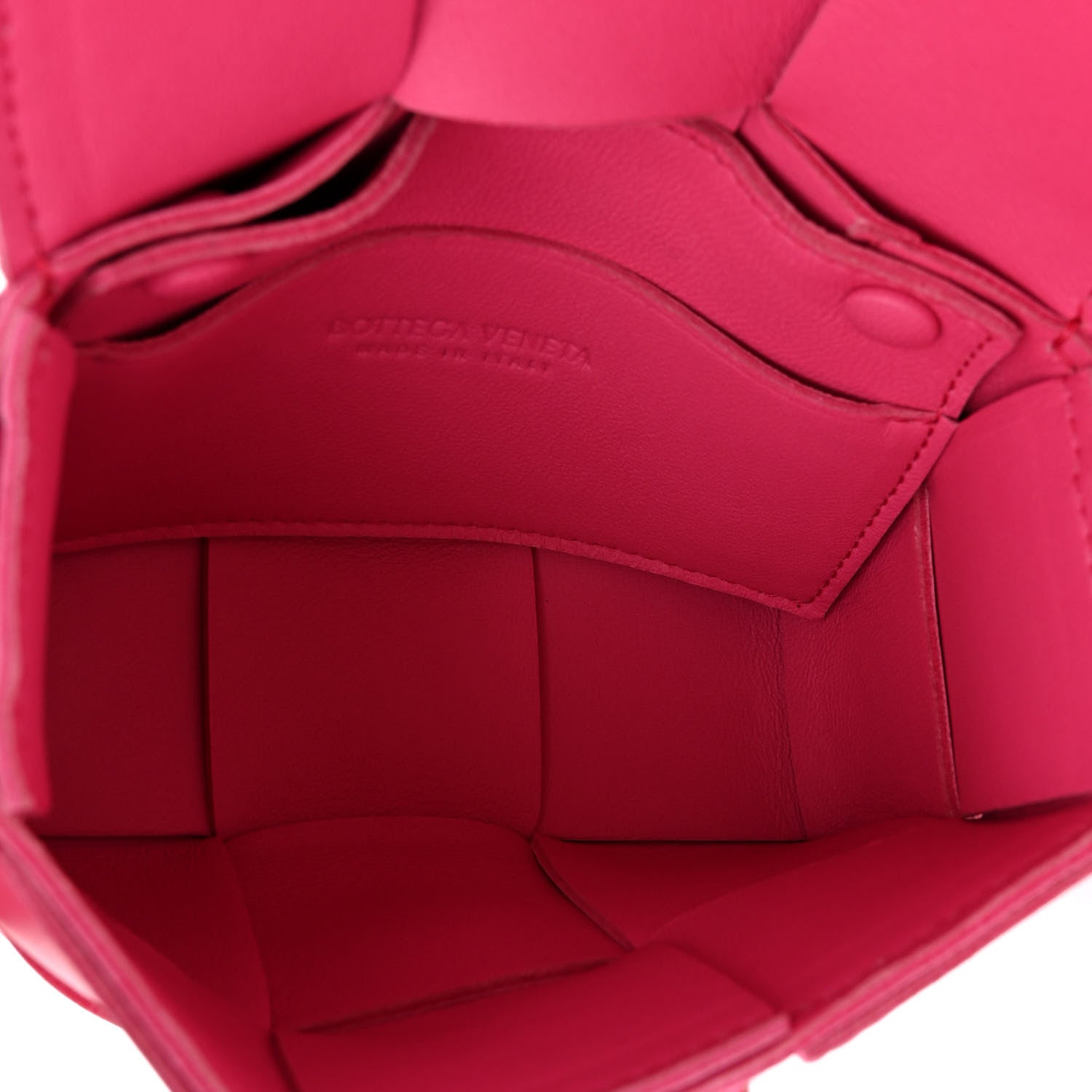 Bottega Veneta Lambskin Maxi Intrecciato Extra Mini Cassette Crossbody Bag Bon Bon 5 of 10