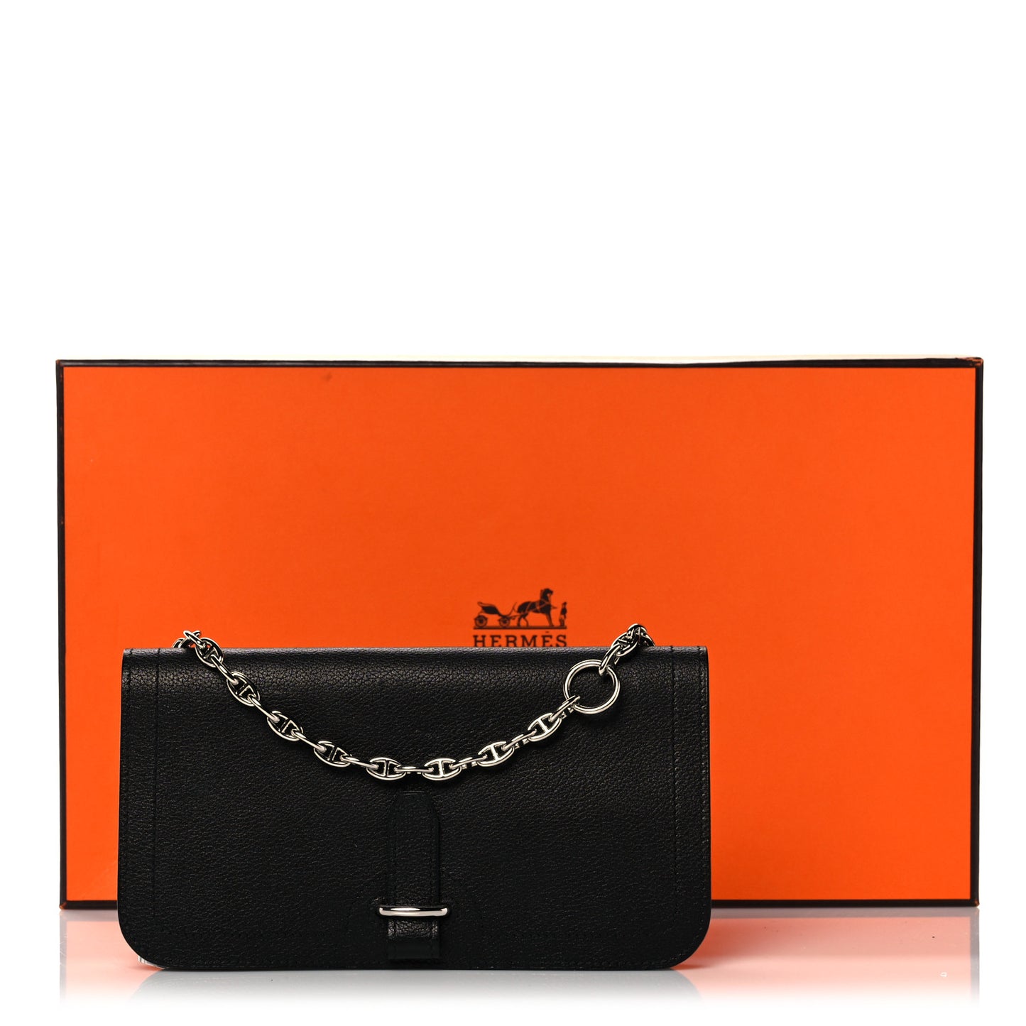 Evercolor Sac Chaine D'Ancre Shoulder Bag Black