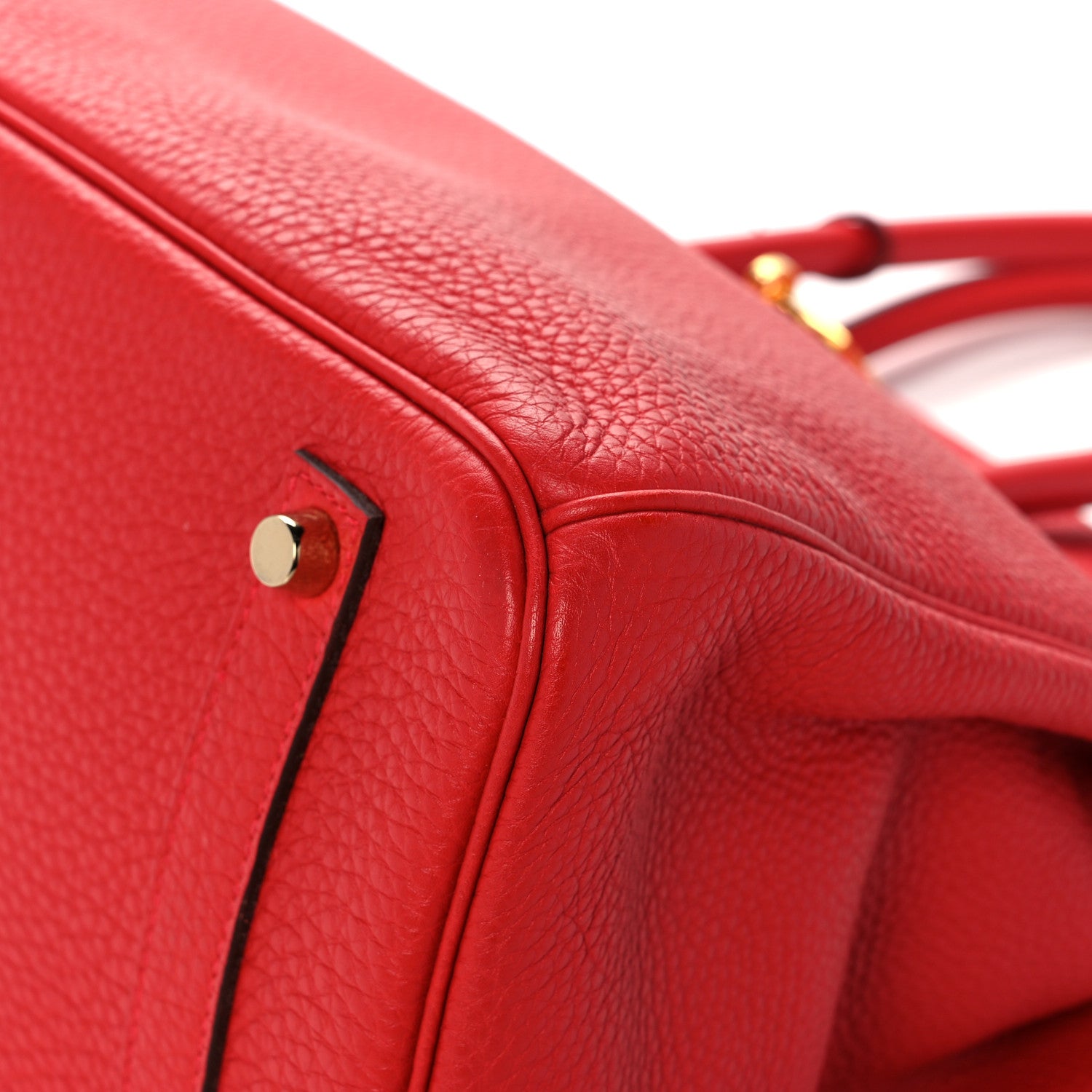 Hermes Togo Birkin 35 Rouge Casaque 35 of 41