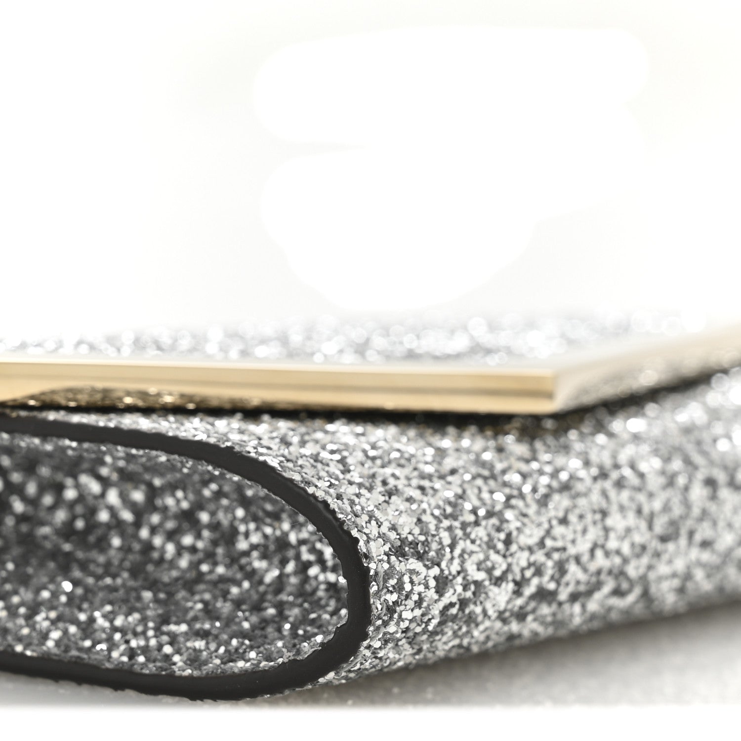 Jimmy Choo Glitter Emmie Clutch Silver 8 of 10