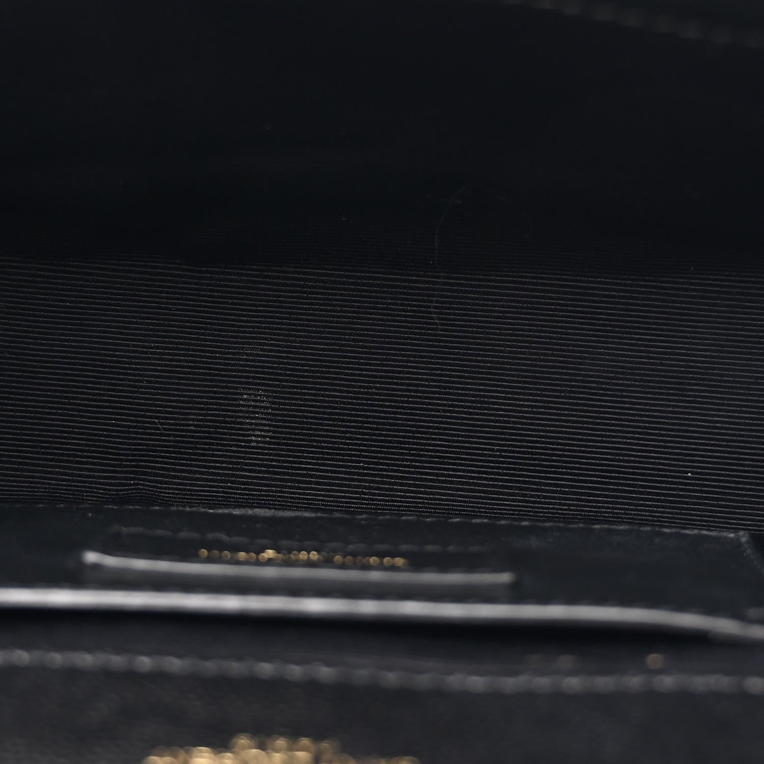 Saint Laurent Grain De Poudre Textured Mixed Matelasse Triquilt Small Monogram Satchel Black 5 of 11