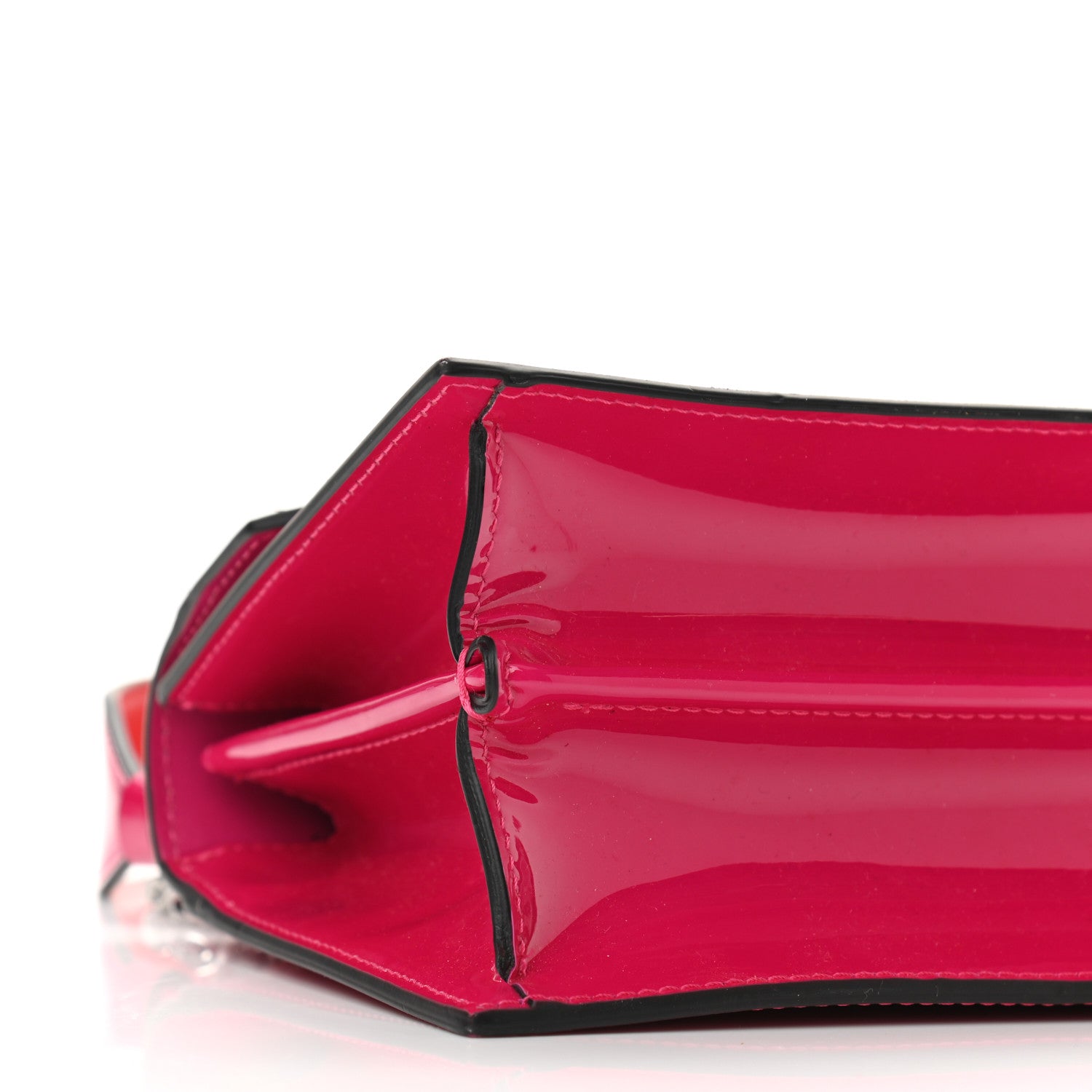 Christian Louboutin Patent Elisa Mini Shoulder Bag Bomba 8 of 9