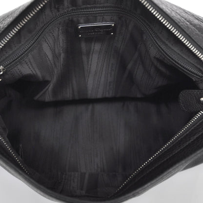 FASHIONPHILE SALVATOREFERRAGAMOLeatherLargeSofiaBlack 6 of 7