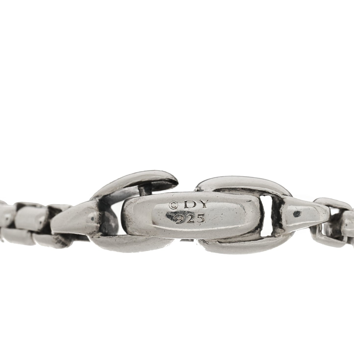 Sterling Silver Black Onyx Hex Chain Station Bracelet