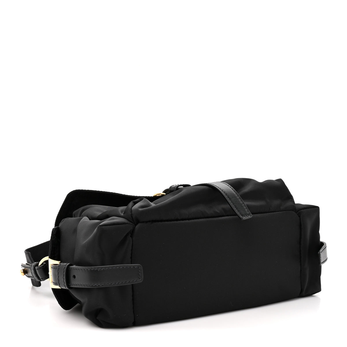 Re-Nylon Medium Explore Shoulder Bag Black