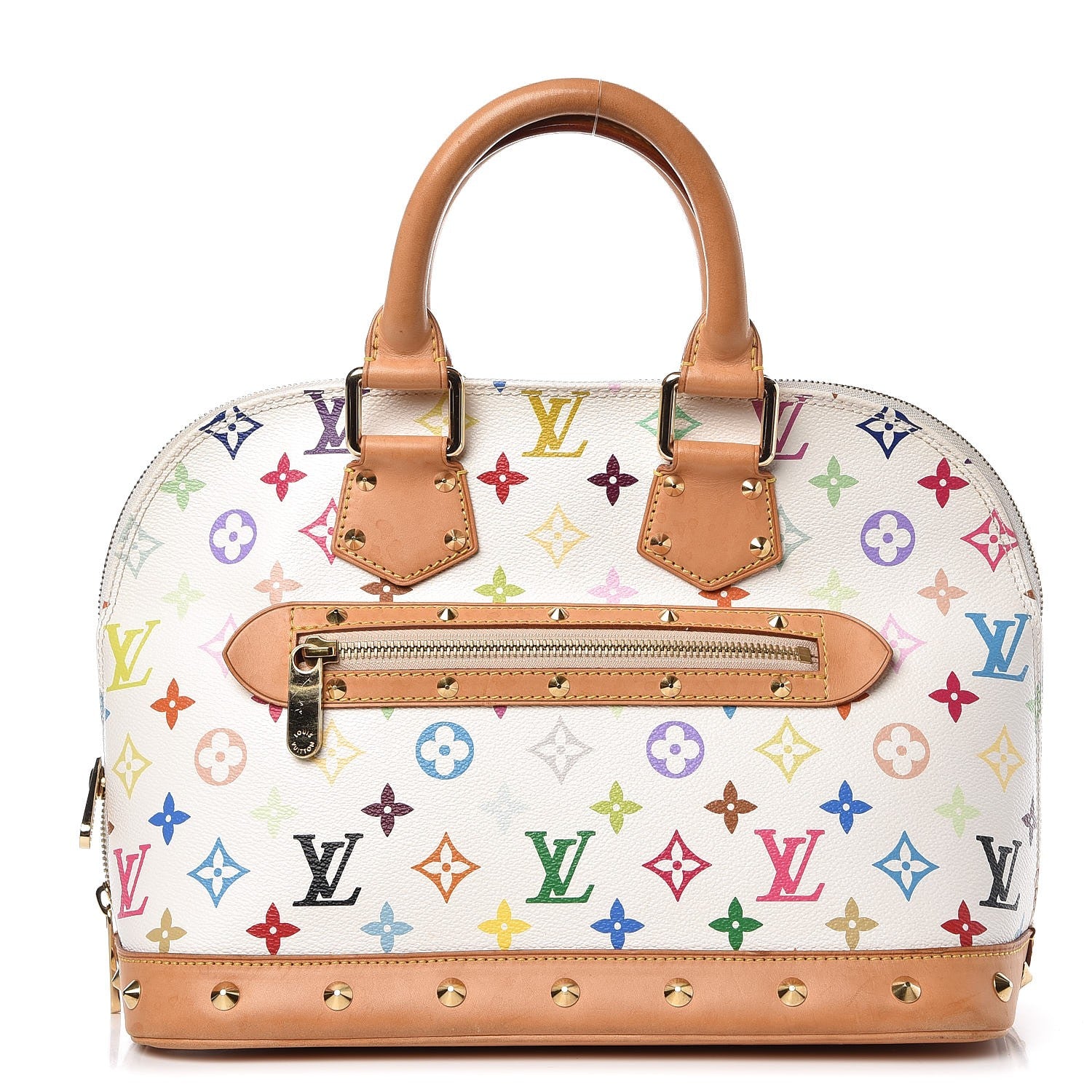 Louis Vuitton Monogram Multicolor Alma White 1 of 12