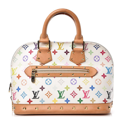 Louis Vuitton Monogram Multicolor Alma White 1 of 12
