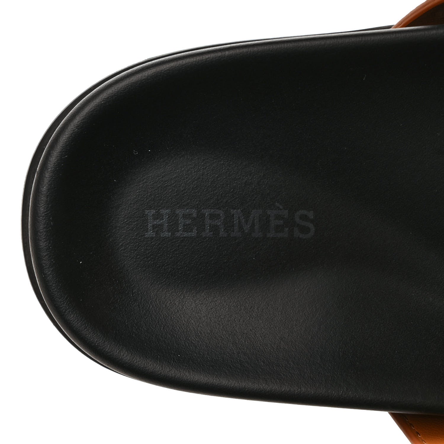Hermes Epsom Womens Chypre Sandals 36 Natural 7 of 10