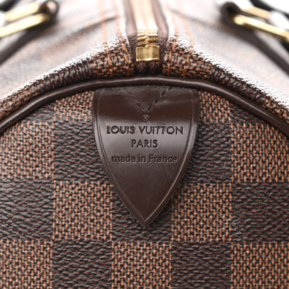Louis Vuitton Damier Ebene Speedy 30 6 of 12