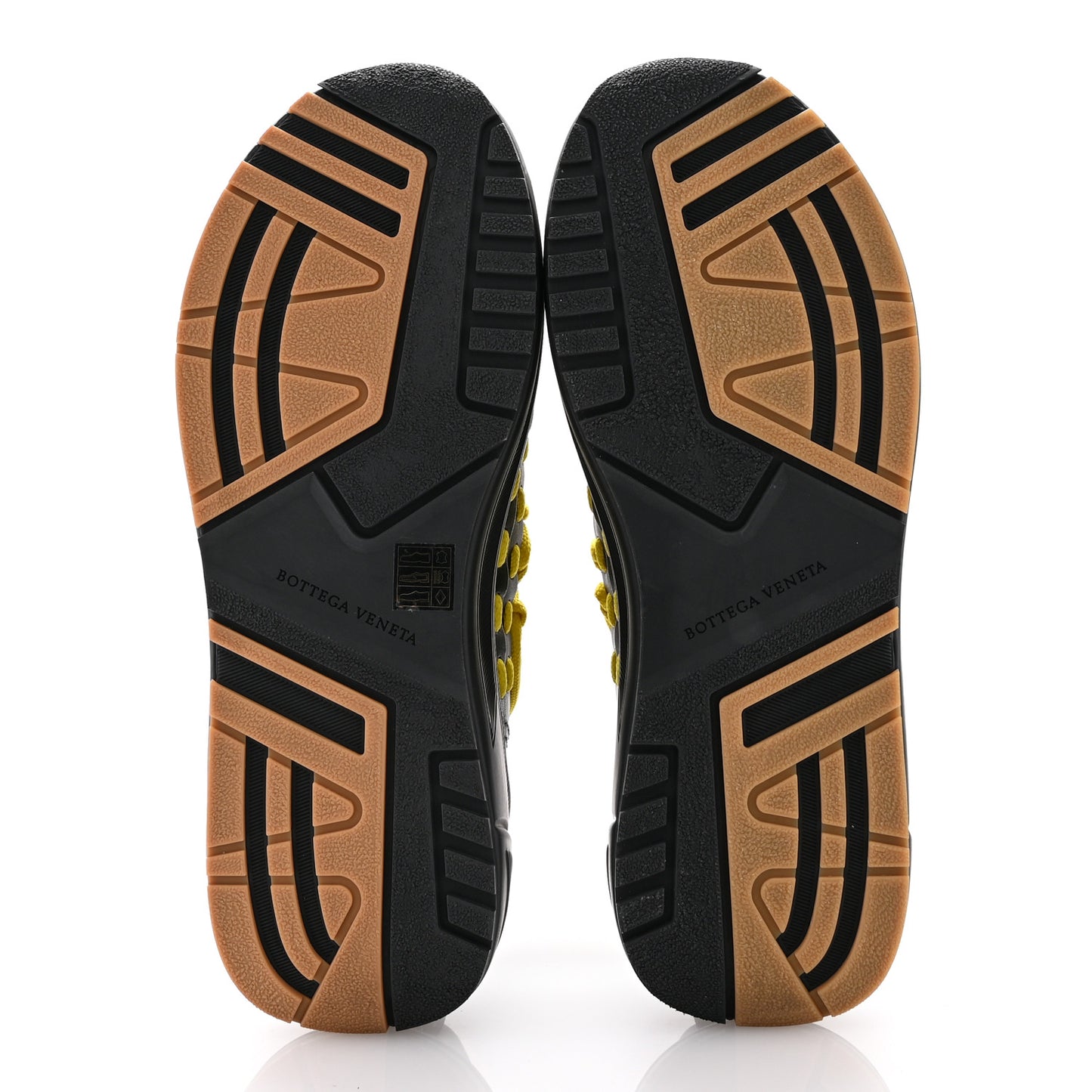 Calfskin Speedster Sneakers 43 Black Yellow