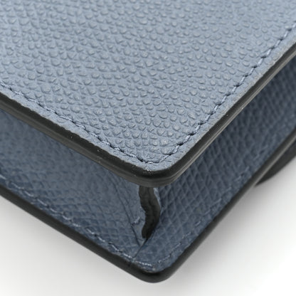 Christian Dior Grained Calfskin Saddle Belt Bag Denim Blue 11 of 12