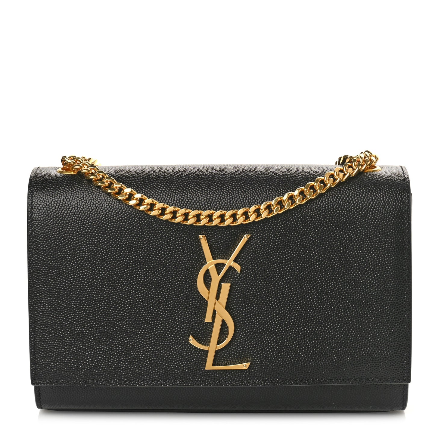 Grain De Poudre Small Monogram Kate Satchel Black
