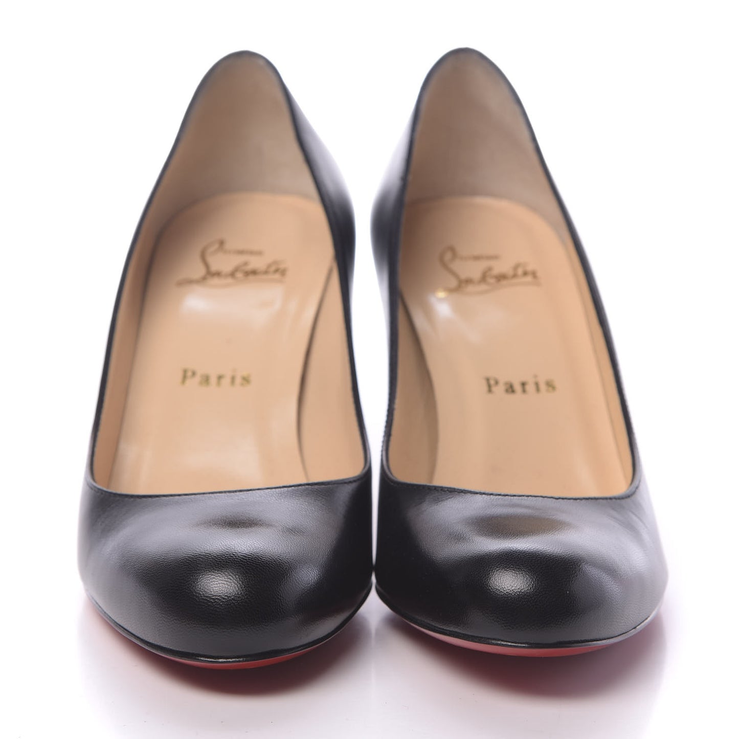 Shiny Nappa Simple 70 Pumps 37 Black