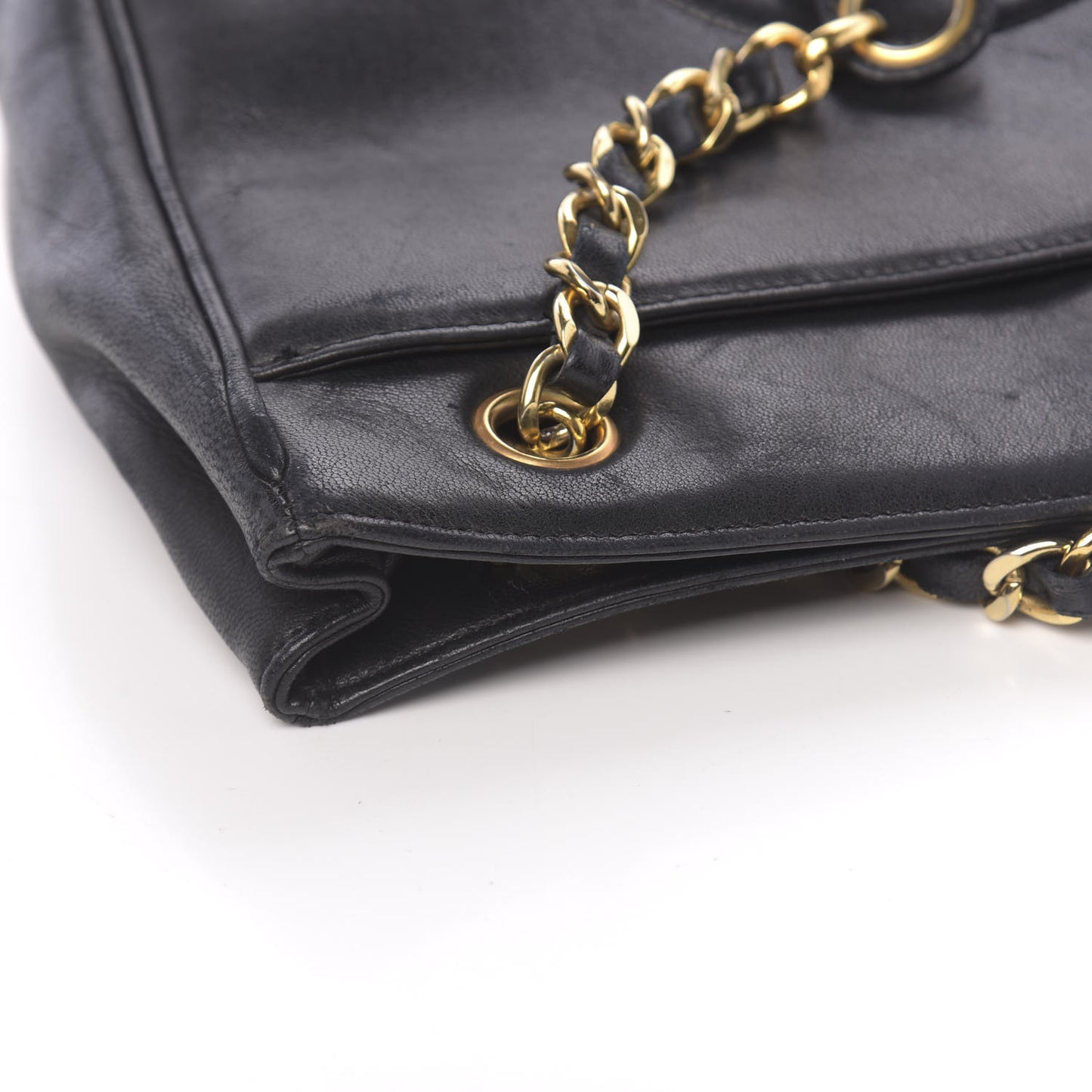 Lambskin CC Shoulder Bag Black