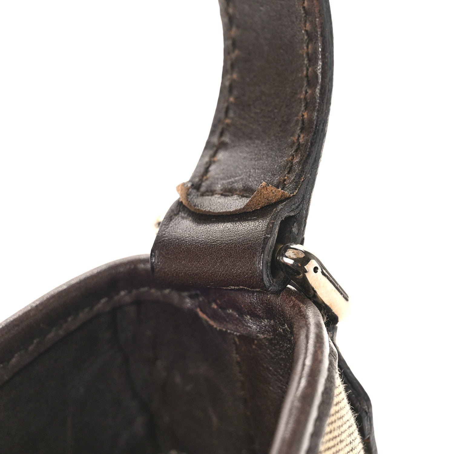 Gucci Canvas Web GG Reins Hobo Brown 11 of 11