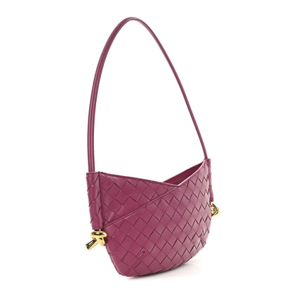 Bottega Veneta Nappa Intrecciato Mini Solstice Shoulder Bag Cinnabar 3 of 9