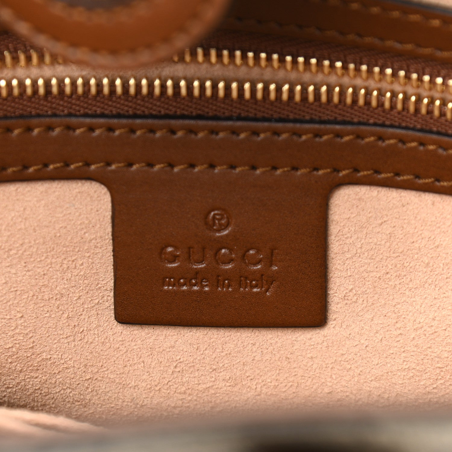 Gucci Soft GG Supreme Monogram Small Crossbody Tote Beige Cuir 6 of 11