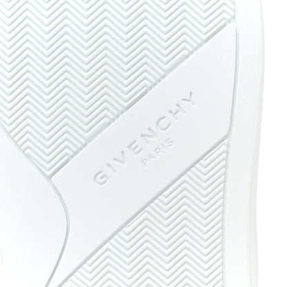 Givenchy Calfskin Band Logo Womens Urban Street Sneakers 38.5 White Black 7 of 10
