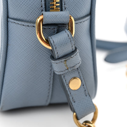 Prada Saffiano Mini Camera Crossbody Bag Astrale 13 of 14