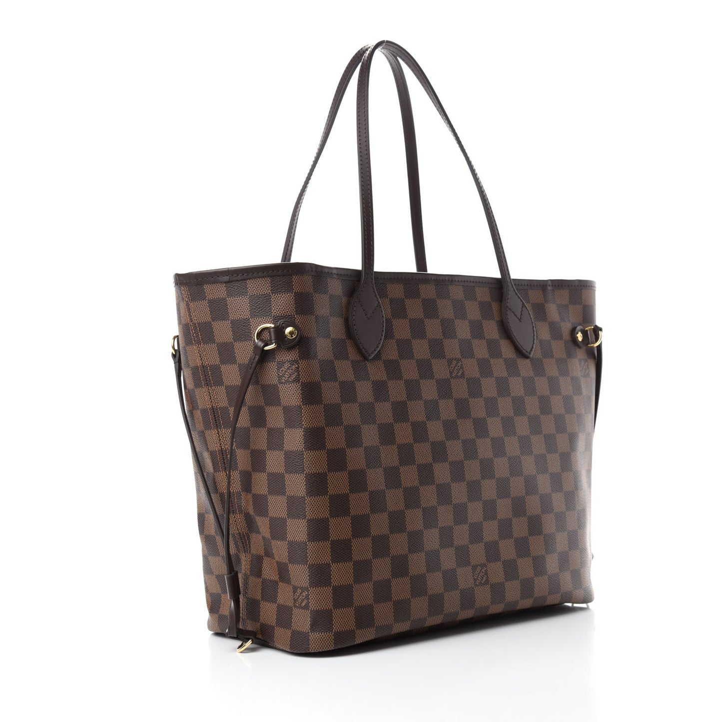 Damier Ebene Neo Neverfull MM Rose Ballerine