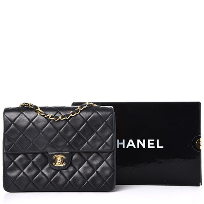 Chanel Lambskin Quilted Small Single Flap Black 9 of 9