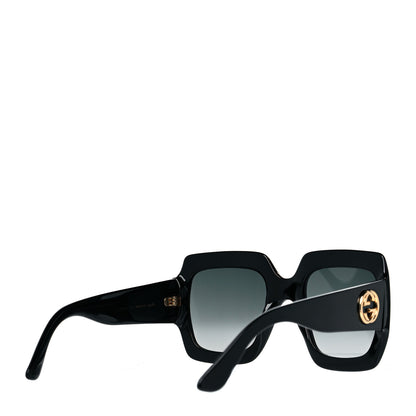 Gucci Acetate Square Frame Sunglasses GG0053S Black 3 of 8