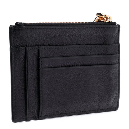 Miu Miu Madras Zip Card Case Black 2 of 6