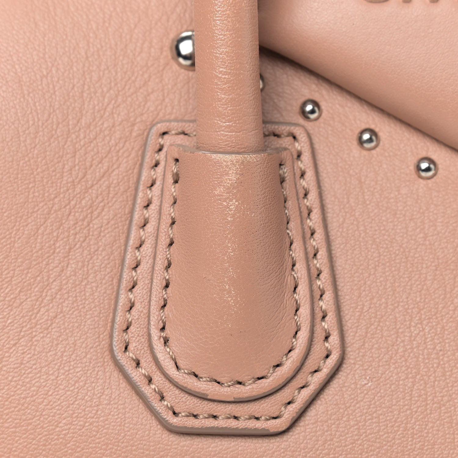 Givenchy Smooth Calfskin Mini Studded Antigona Old Pink 12 of 16