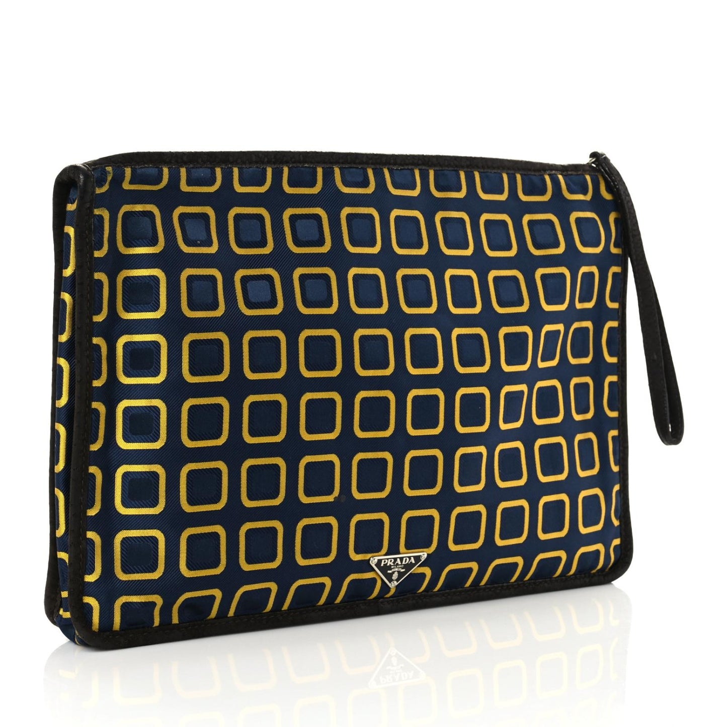 Nylon Printed Holliday & Brown Wristlet Multicolor