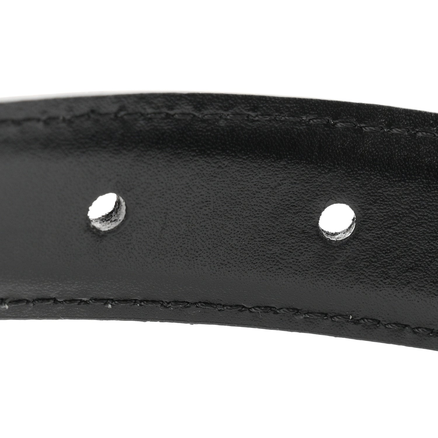 Celine Box Calfskin Medium 25mm Triomphe 80 32 Belt Black 6 of 6