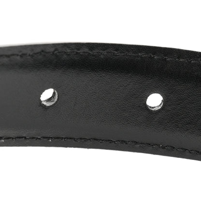 Celine Box Calfskin Medium 25mm Triomphe 80 32 Belt Black 6 of 6