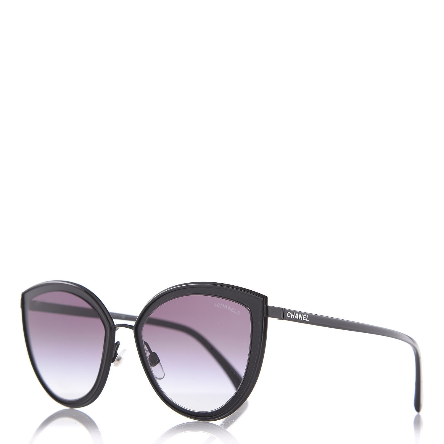 Chanel Cat Eye Sunglasses 4222 Black 1 of 7