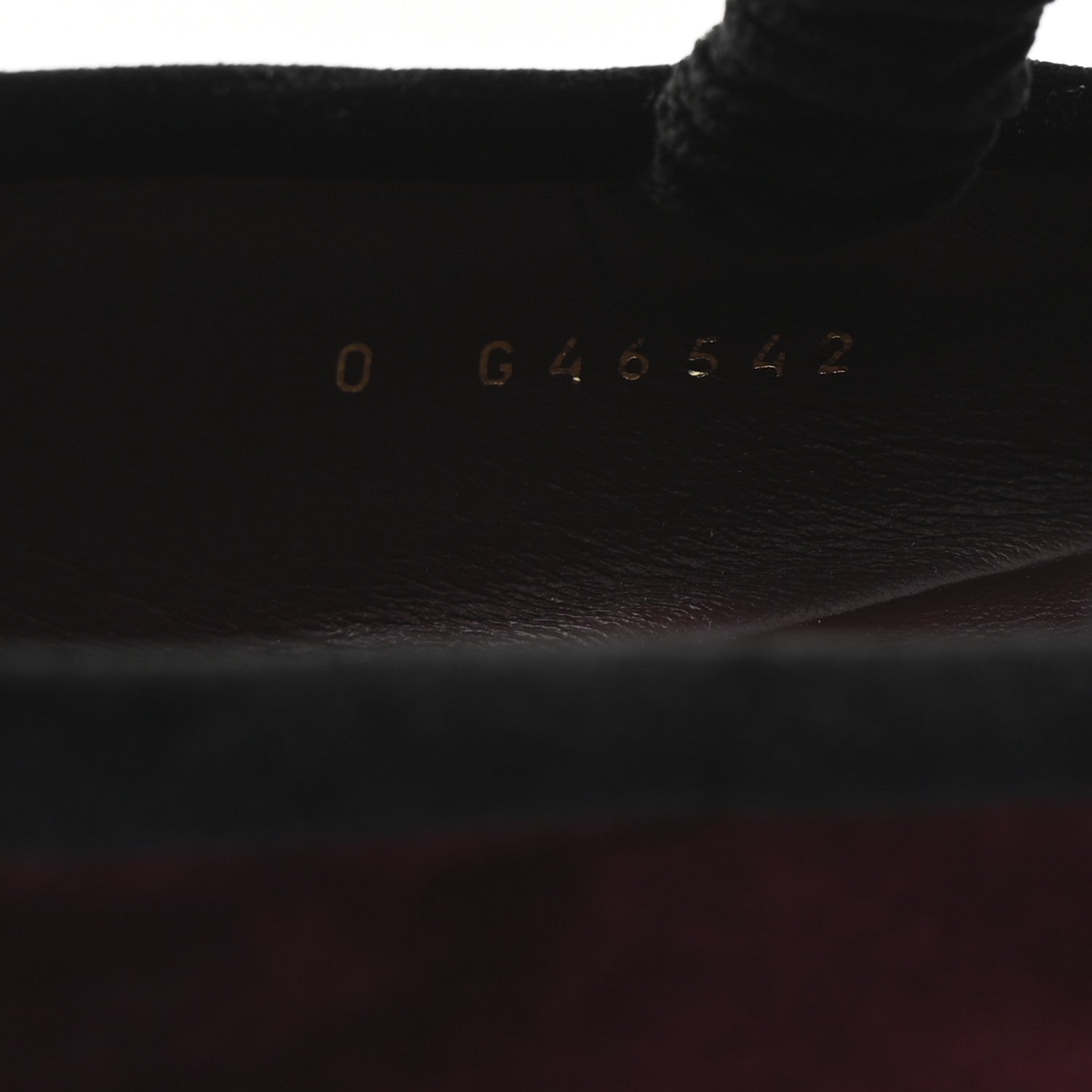 Chanel Velvet Mary Jane Flats 37 Burgundy Black 9 of 10