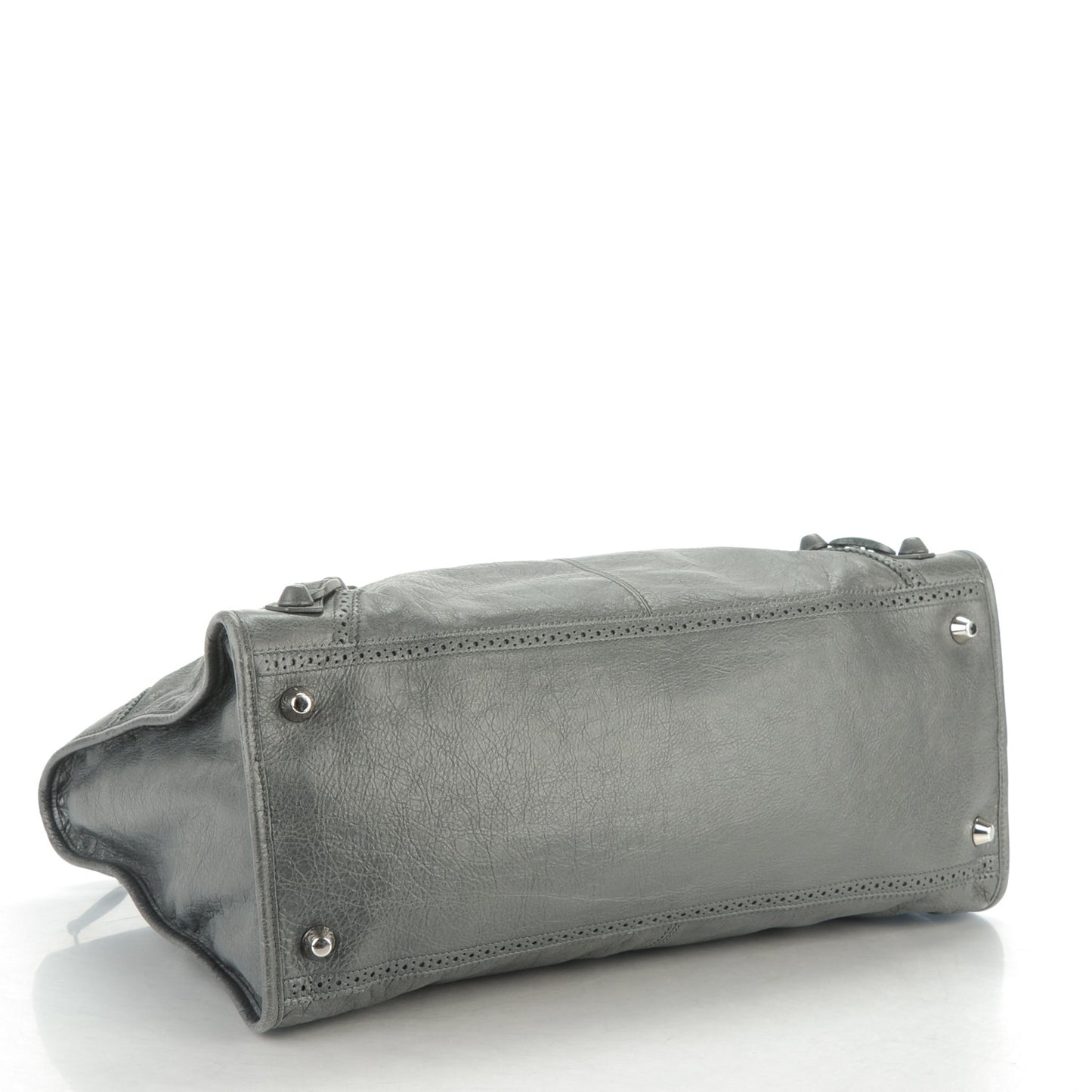 Agneau Giant Brogues Hardware Work Gris Tarmac