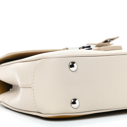 Burberry Trench Calfskin Small DK88 Top Handle Bag Limestone Ochre Yellow 5 of 9