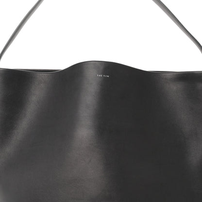 The Row Grained Calfskin Large N/S Park Tote Black 8 of 10