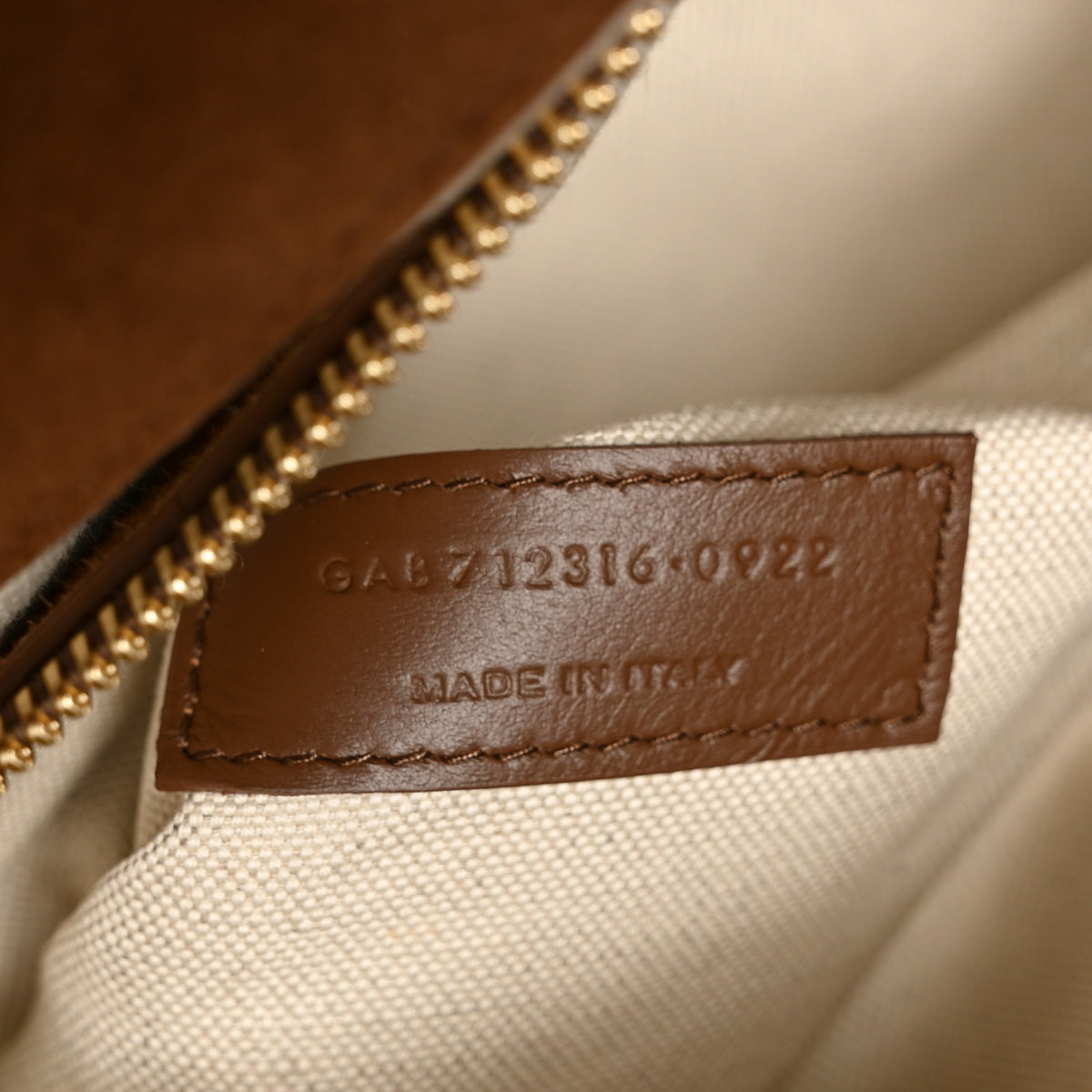 Saint Laurent Suede Shearling Patchwork Monogram Giant Jamie Brown Beige 7 of 10