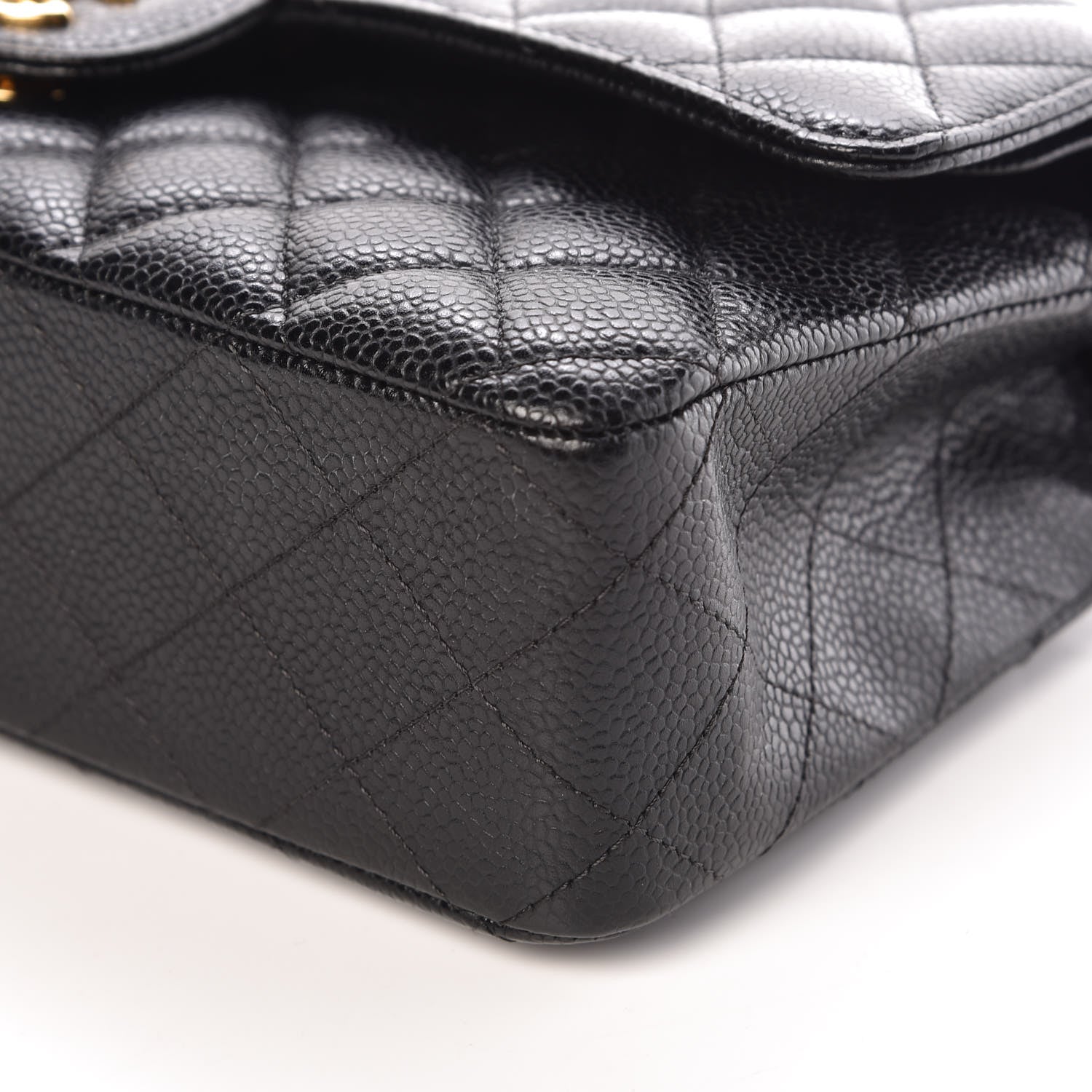 Chanel Caviar Quilted Medium Double Flap Black 6 of 10