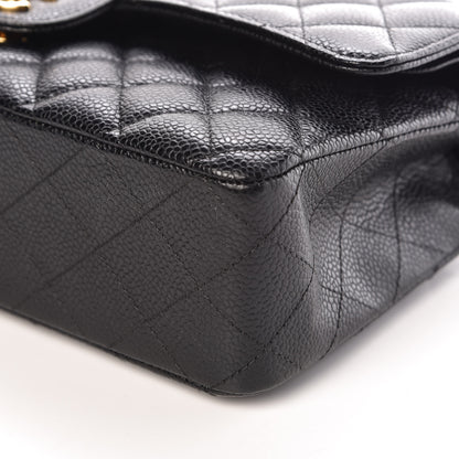 Chanel Caviar Quilted Medium Double Flap Black 6 of 10