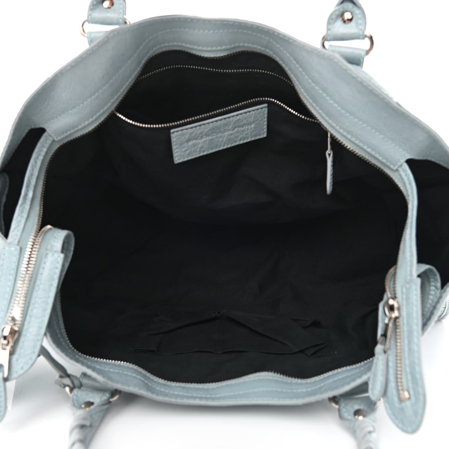 Balenciaga Agneau Giant 12 Silver Hardware Part Time Bleu Acier Ciel 6 of 13