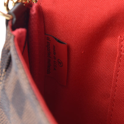 Louis Vuitton Damier Ebene Favorite MM 7 of 12
