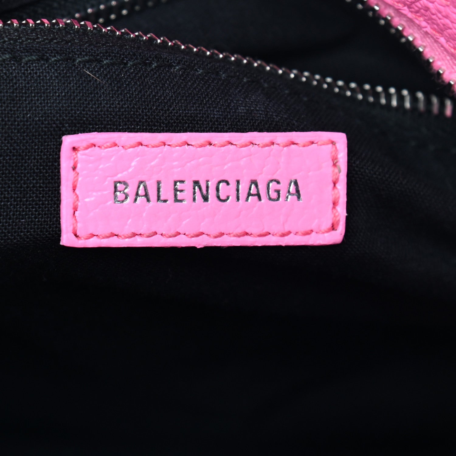 Balenciaga Shiny Goatskin Silver Metallic Edge Hardware Mini City Acid Pink 7 of 8