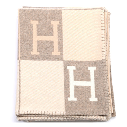 Hermes Wool Cashmere Avalon III Blanket Coco Camomille 2 of 6
